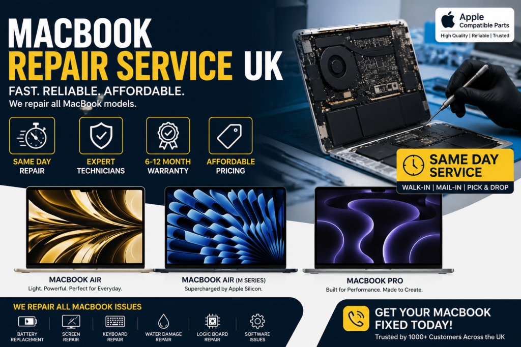 MacBook Repair Service UK – Fast, Reliable & Affordable Repairs