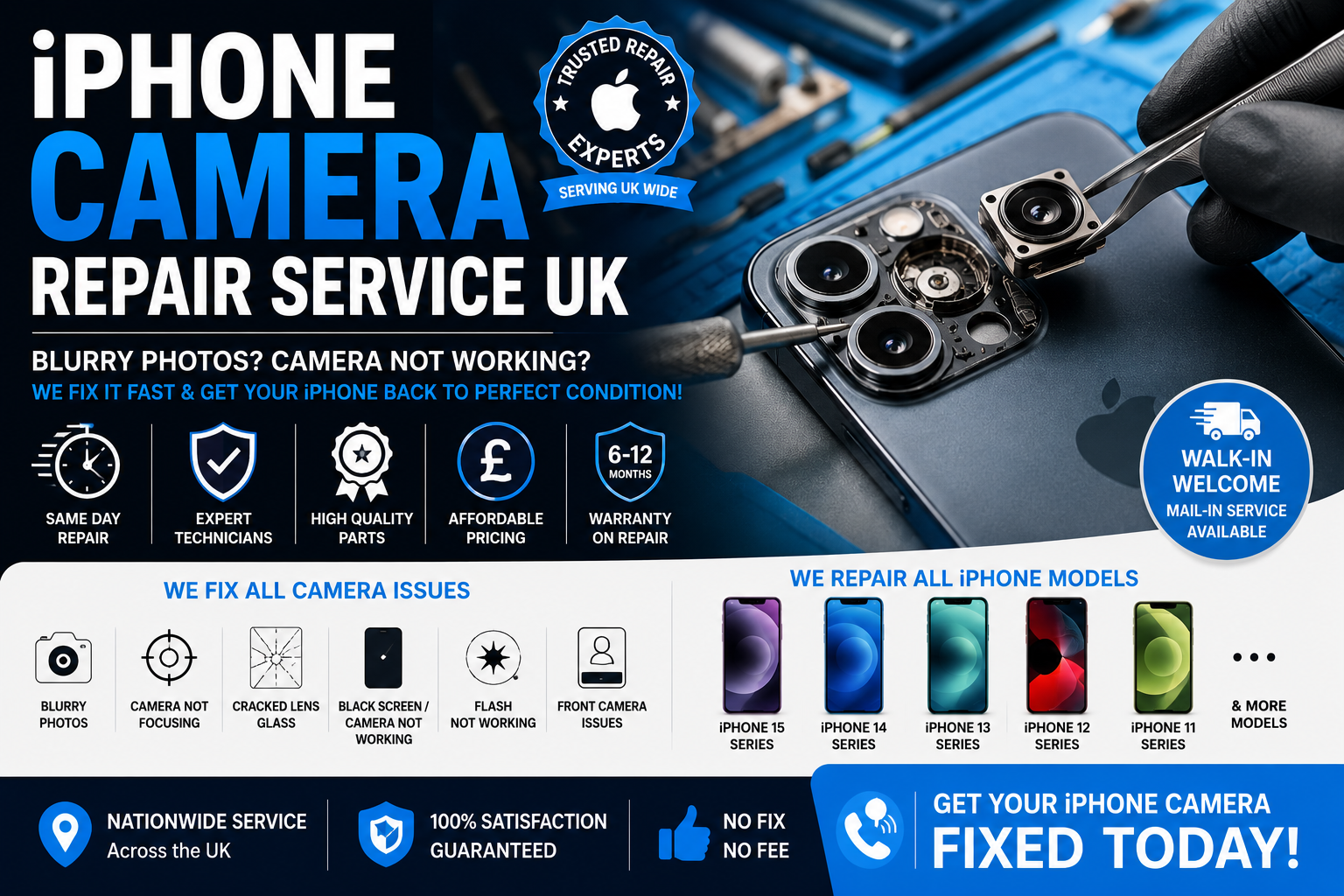 iPhone Camera Problems, Symptoms & When You Need a Repair